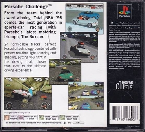 Porsche Challenge - PS1 (B Grade) (Genbrug)